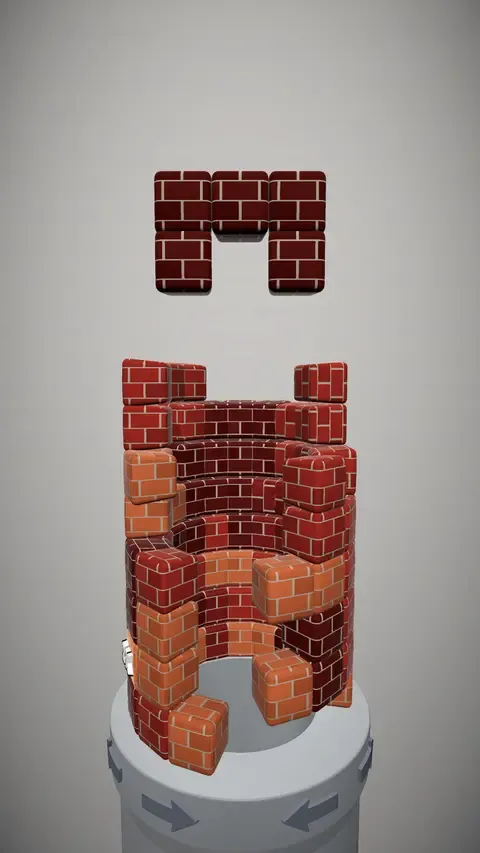 Tower Blast! Brick theme gameplay